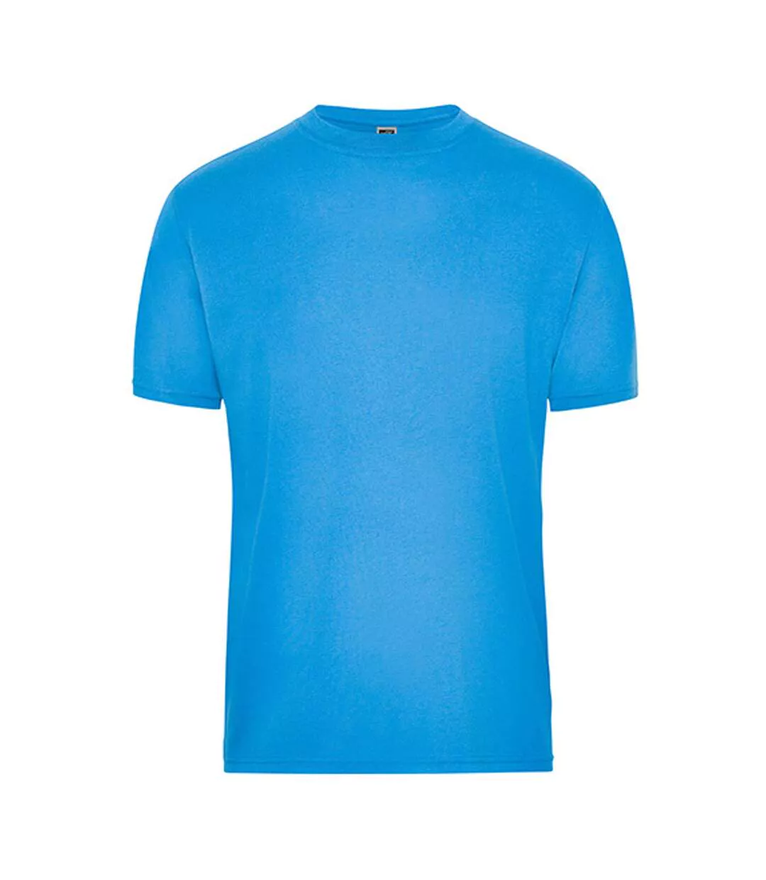 T-shirt Bio Workwear Homme Turquoise Pâle James And Nicholson-1