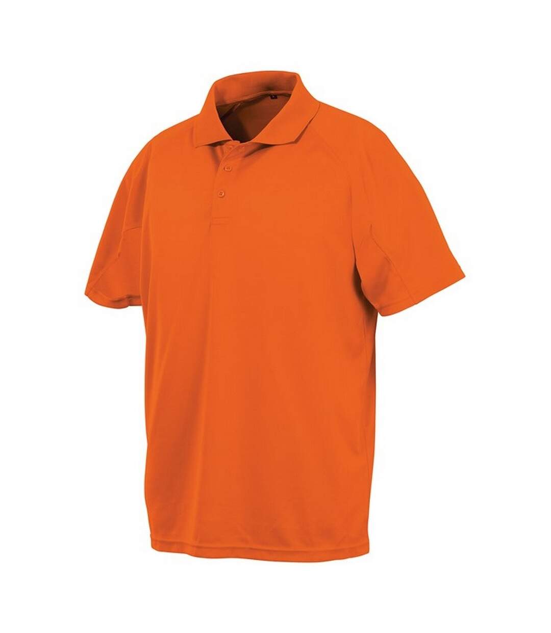 Womens/ladies Performance Aircool Polo Shirt Flo Orange Spiro-1