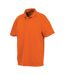 Womens/ladies Performance Aircool Polo Shirt Flo Orange Spiro-1