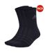 Chaussettes adulte noir / gris Adidas-1