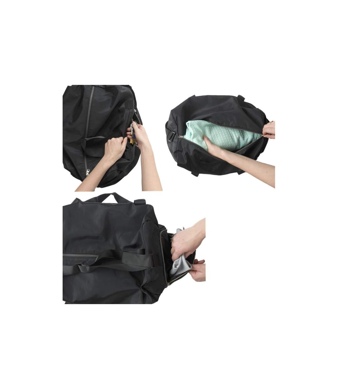 Sac de Sport Multi Compartiments 49cm Noir-2
