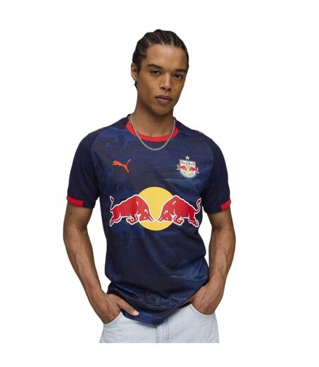 Mens 2025/2026 Red Bull Away Shirt Navy Red Puma