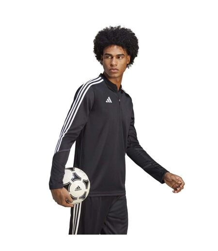 Haut De Survêtement Motif/style 3 Rayures Tiro Homme Noir Adidas