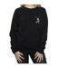 Disney Sweatshirt à la poitrine de Minnie Mouse Womens/Ladies (Noir) - UTBI27005-3