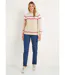 Pull doux  jacquard raglan col rond-3