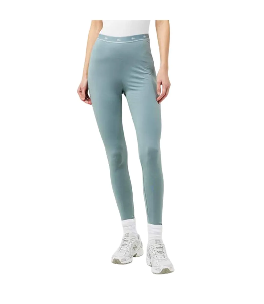Legging Motif/style Imprimé Crocodile Femme Gris Lacoste-3
