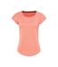 Womens/ladies Move Recycled Sports T-shirt Coral Heather Stedman-1
