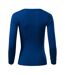 T-shirt Manches Longues Motif/style Uni Femme Bleu Roi Malfini-2