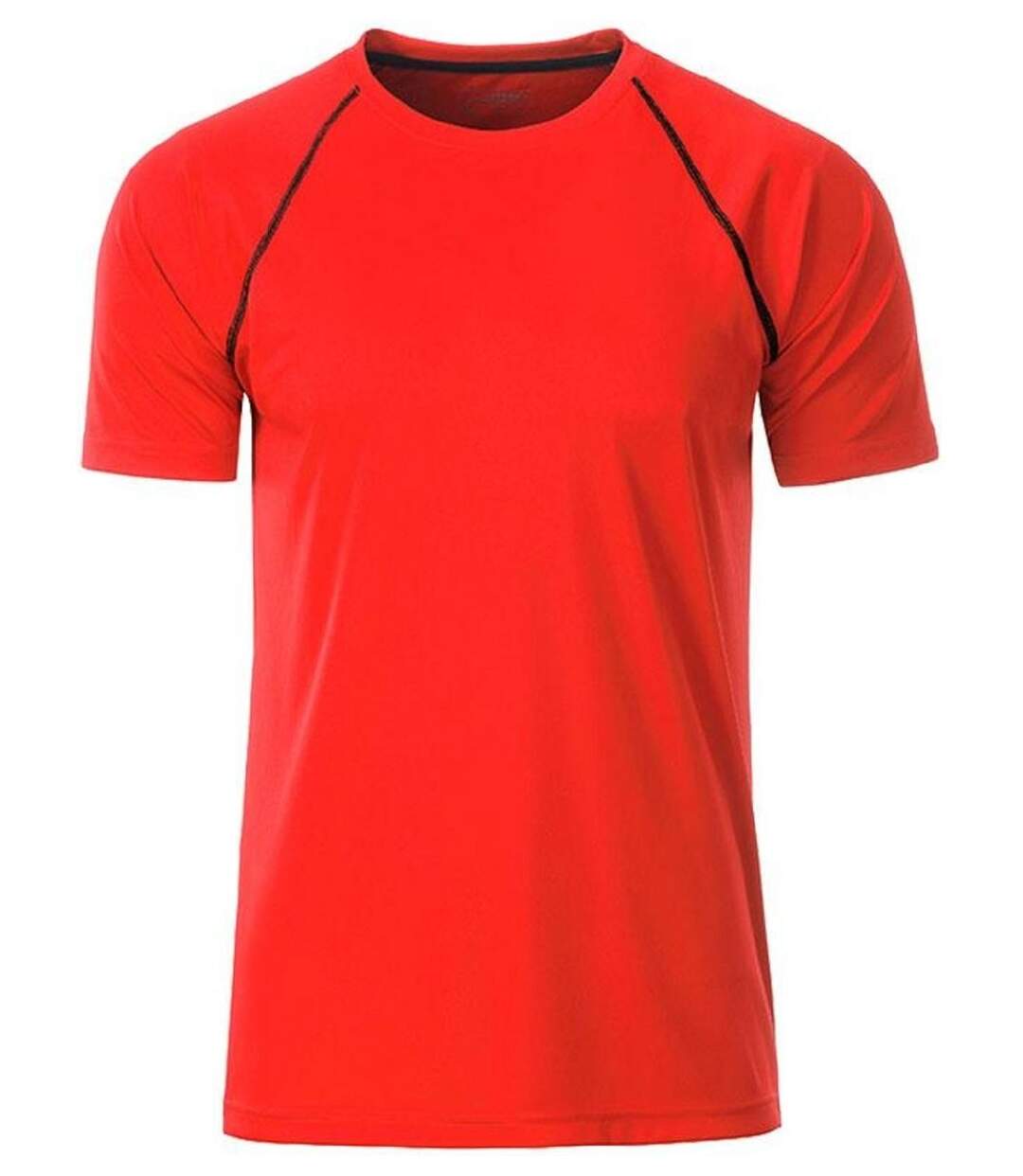 Maillot running respirant - Homme - JN496 - orange vif