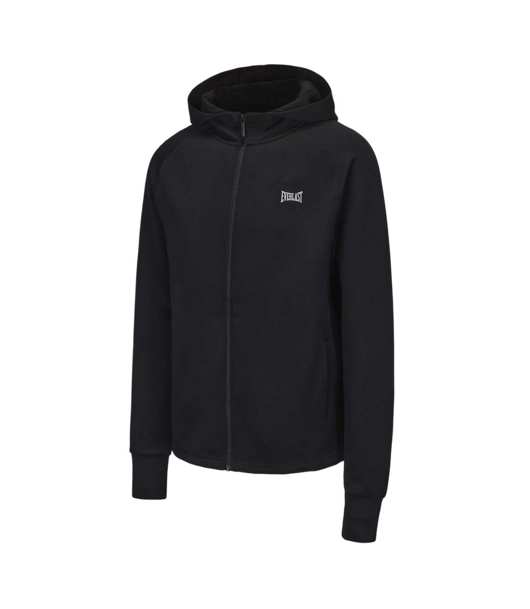 Mens Training Full Zip Hoodie Black Everlast-3