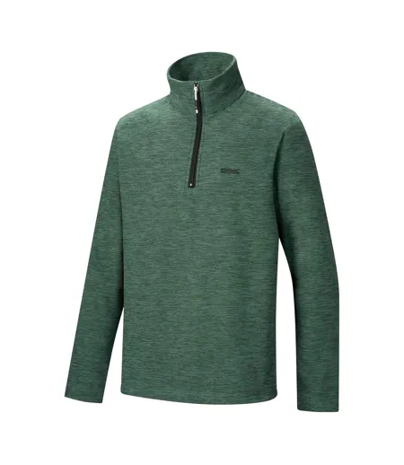Haut Polaire À Col Montant Zippé Thompson Homme Vert Gris Foncé Regatta