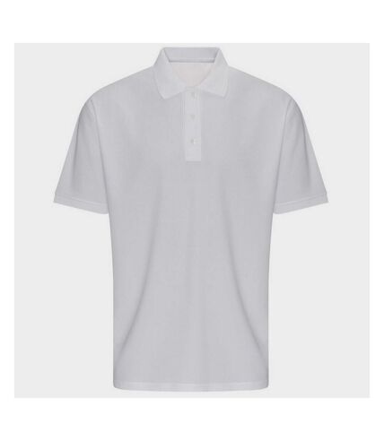 PRO RTX Mens Pro Piqué Moisture Wicking Polo Shirt (White) - UTPC6966