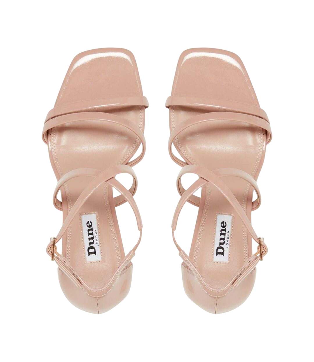 Womens/ladies Stiletto Heel Sandals Blush Dune London-4