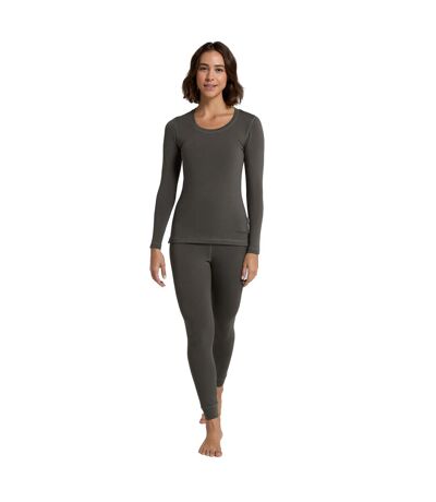 Haut Thermique Blaze Femme Kaki Foncé Animal