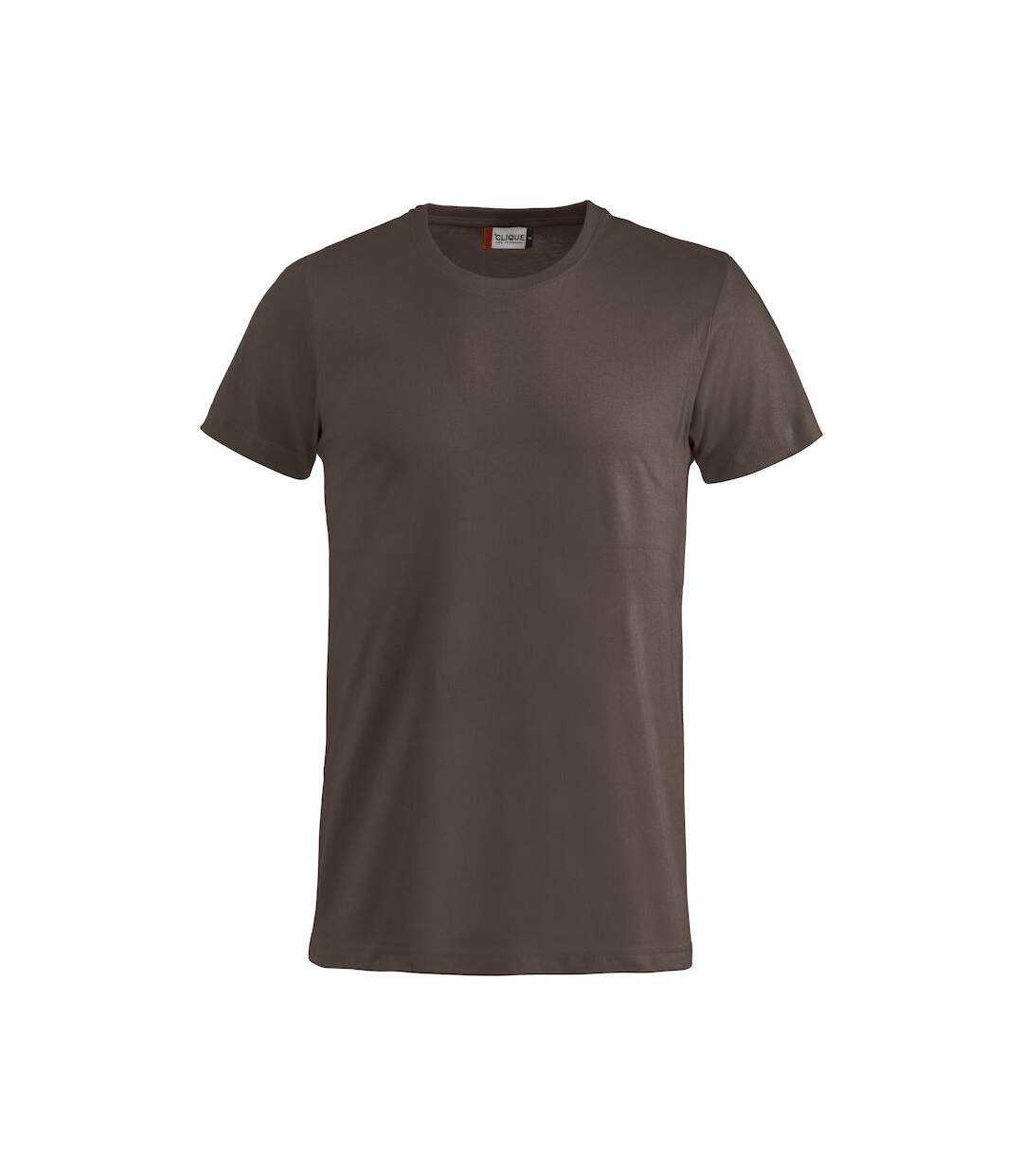 T-shirt basic homme moka foncé Clique