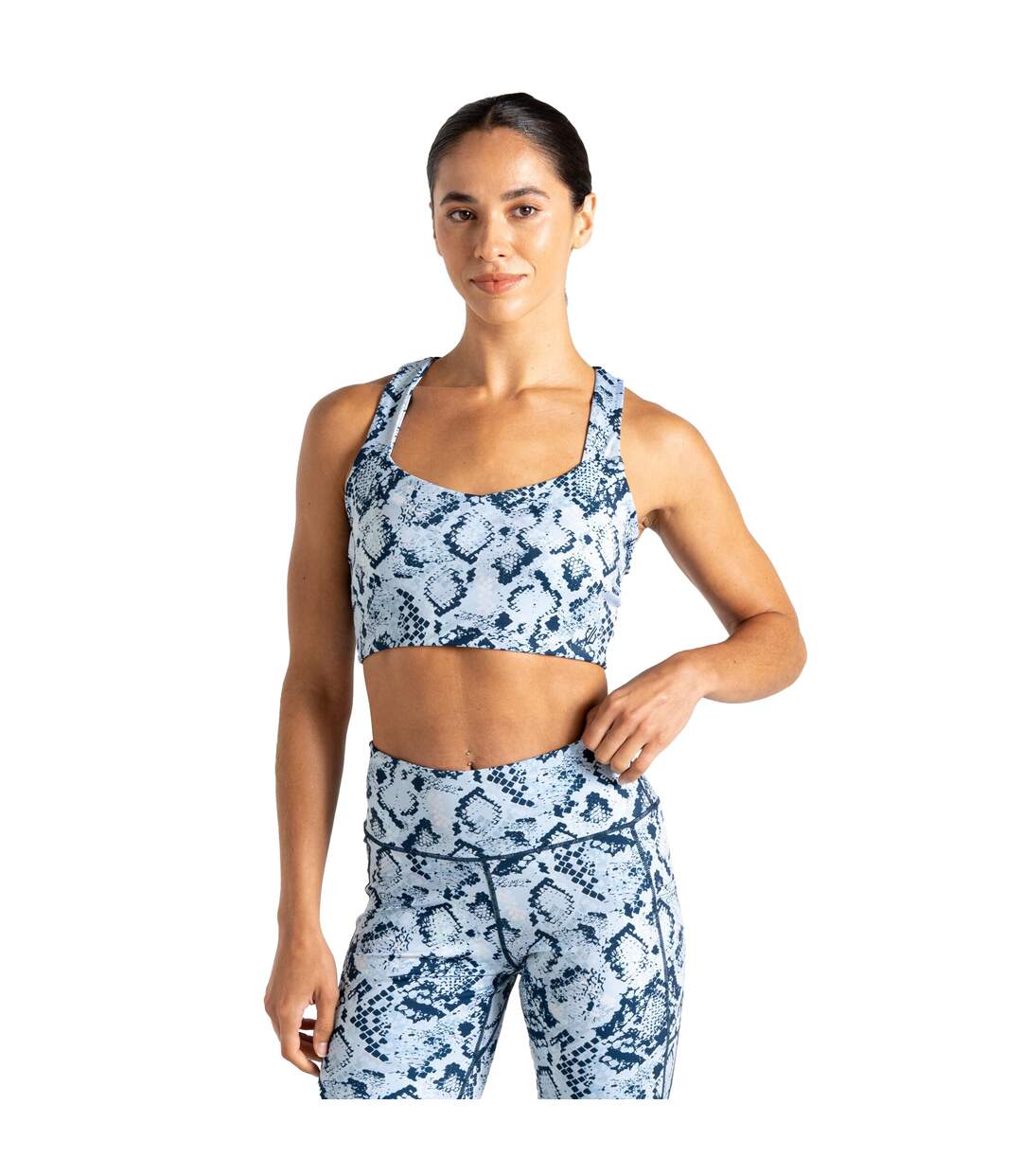 Womens/ladies Swift Iii Snake Print Sports Bra Skyway Dare 2B-1