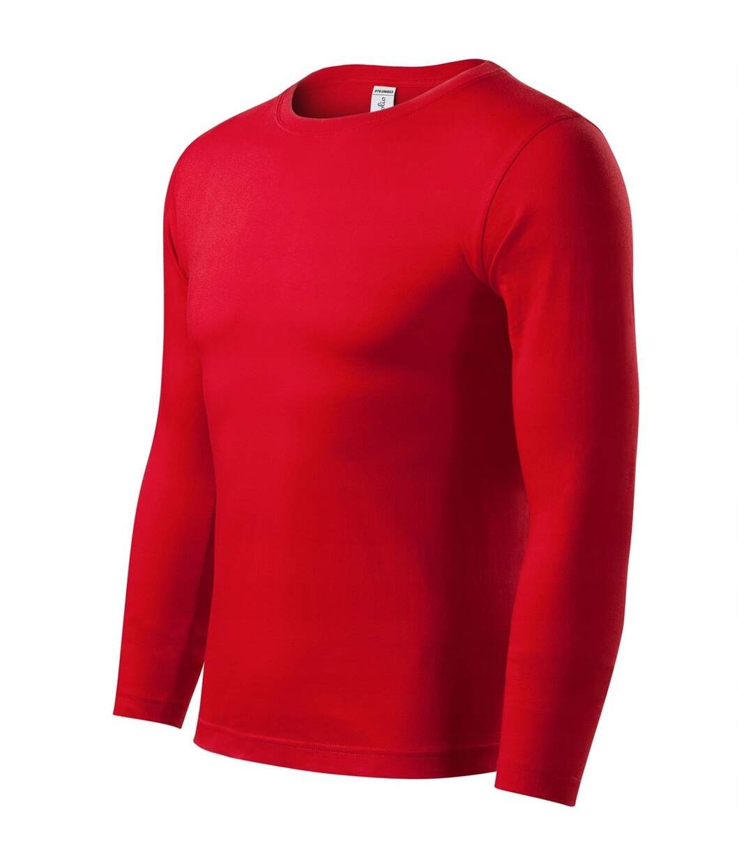 T-shirt Manches Longues Progress Homme Rouge Malfini-3
