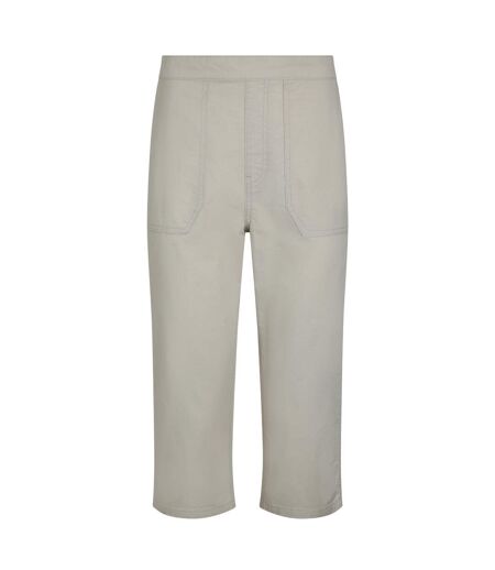 Womens/ladies anyar ripstop 3/4 length trousers oyster Weird Fish