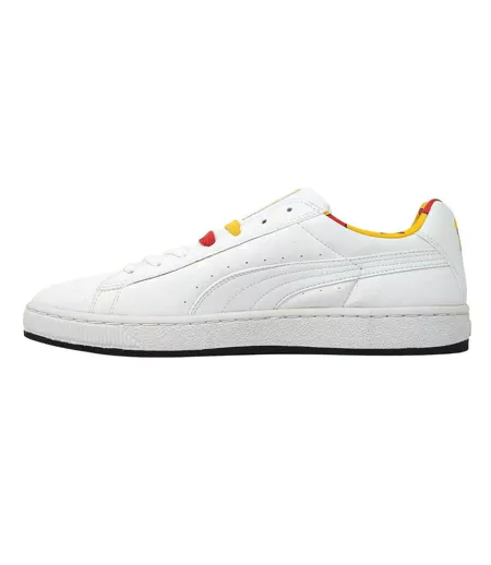 Baskets Motif Logo Basket Bode Adulte Blanc Jaune Rouge Puma
