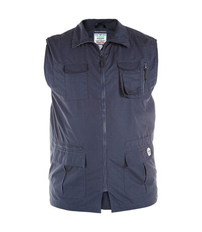 Duke Mens Enzo Kingsize Multi Pocket Hunting Vest (Navy) - UTDC200