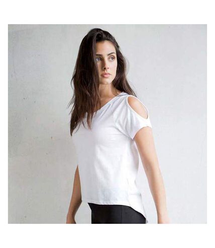 SF - T-shirt à épaules dénudées - Femme (Blanc) - UTRW2841