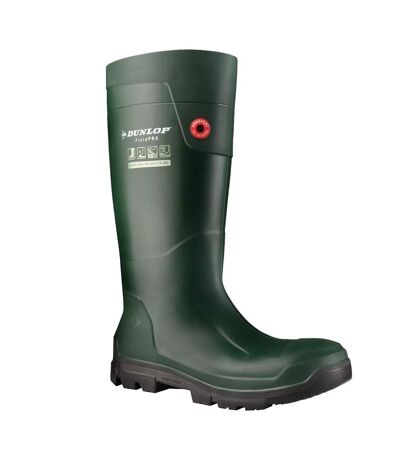 Bottes de pluie purofort fieldpro adulte vert / noir Dunlop