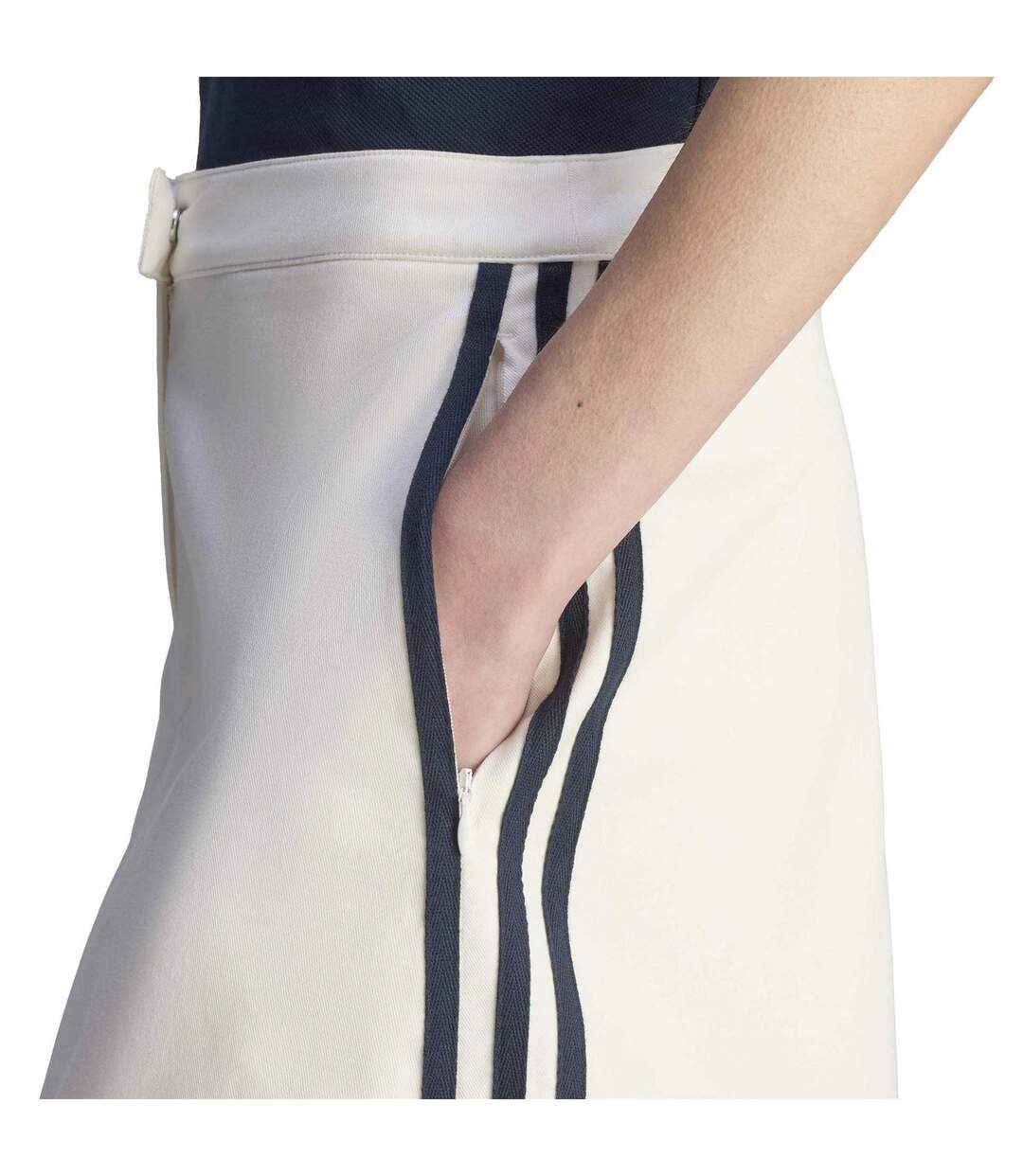 Womens/ladies Originals X Sporty & Rich 3 Stripes Skort White Adidas-4