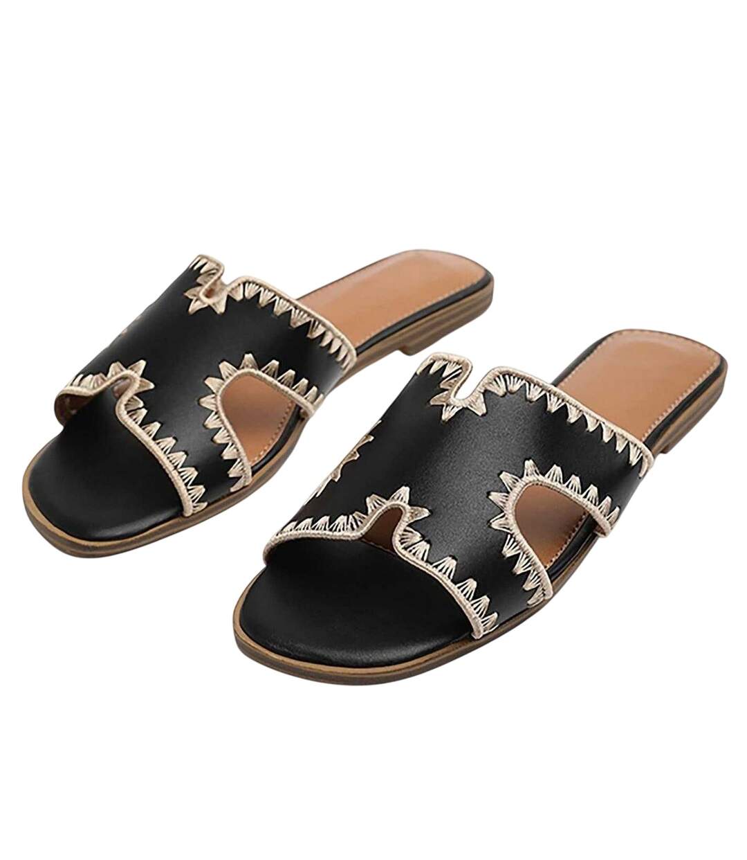 Womens/ladies Frankii Slides Black Where´s That From-2
