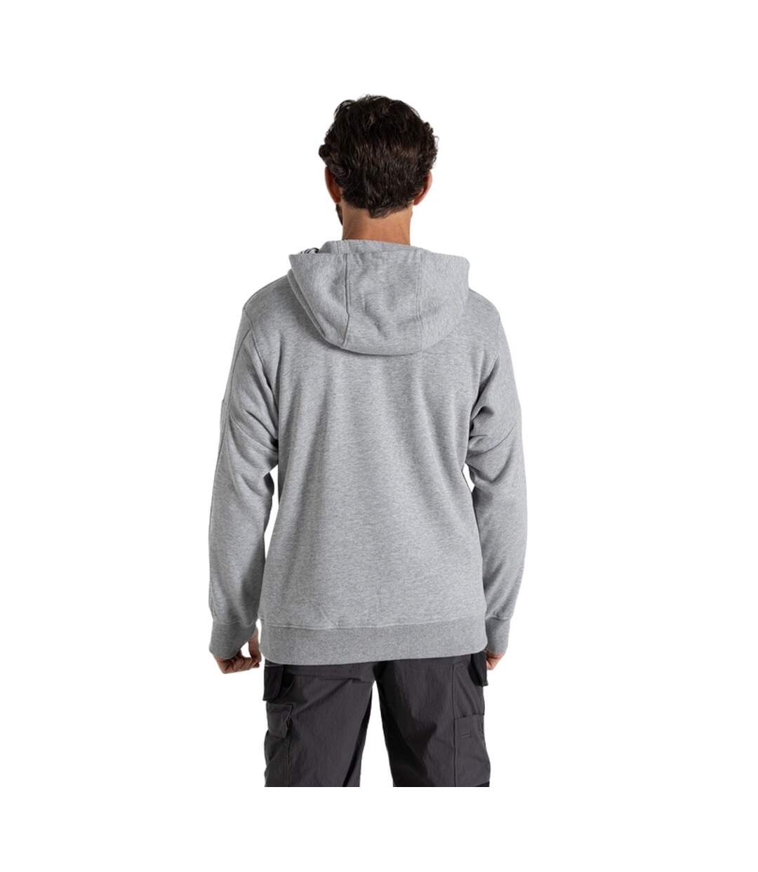 Sweat à capuche workwear oulston homme gris clair chiné Craghoppers-2