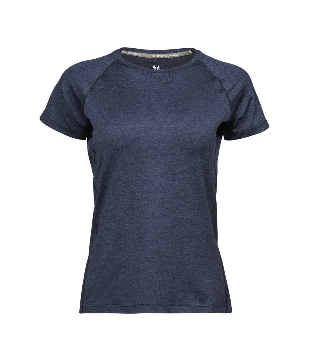 T-shirt de sport femme bleu marine chiné Tee Jays