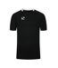 Mens Fundamental Polyester Football Top Black White Sondico-1