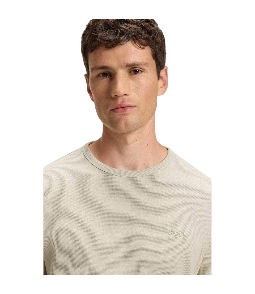 Mens Tempesto Sweatshirt Light Beige Boss-4