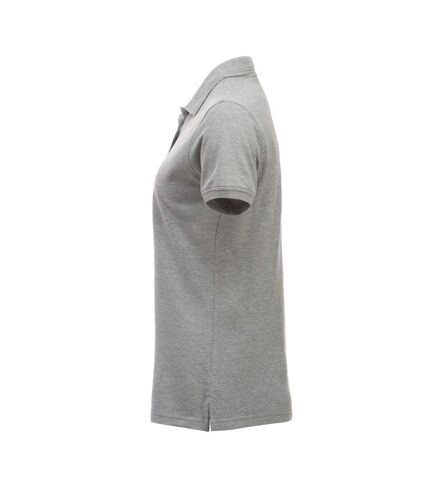 Clique Womens/Ladies Manhattan Melange Polo Shirt (Gray)