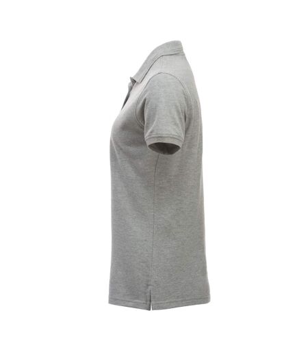 Clique Womens/Ladies Manhattan Melange Polo Shirt (Gray) - UTUB829
