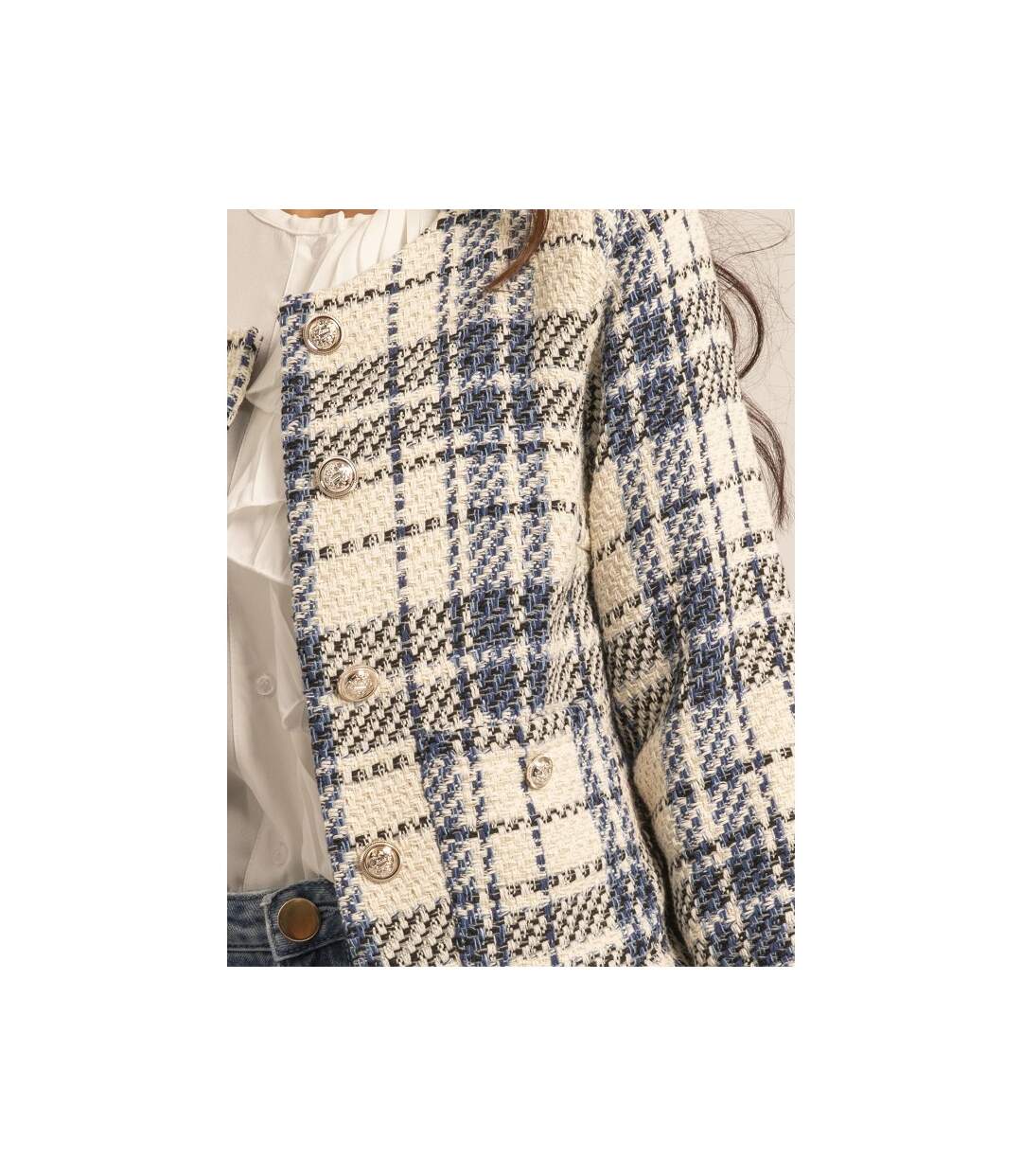 Veste tweed ULRIKA - Dona X Lisa-3