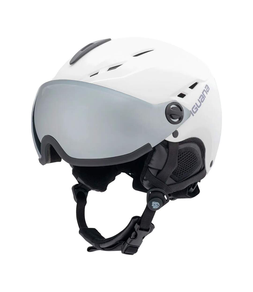 Unisex Adult Ibron Ski Helmet M White Iguana-1