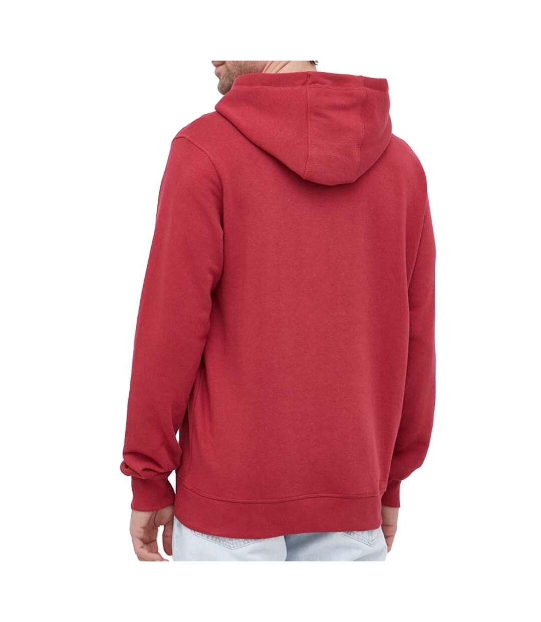 Sweat à Capuche Rouge Homme Guess Embro - L