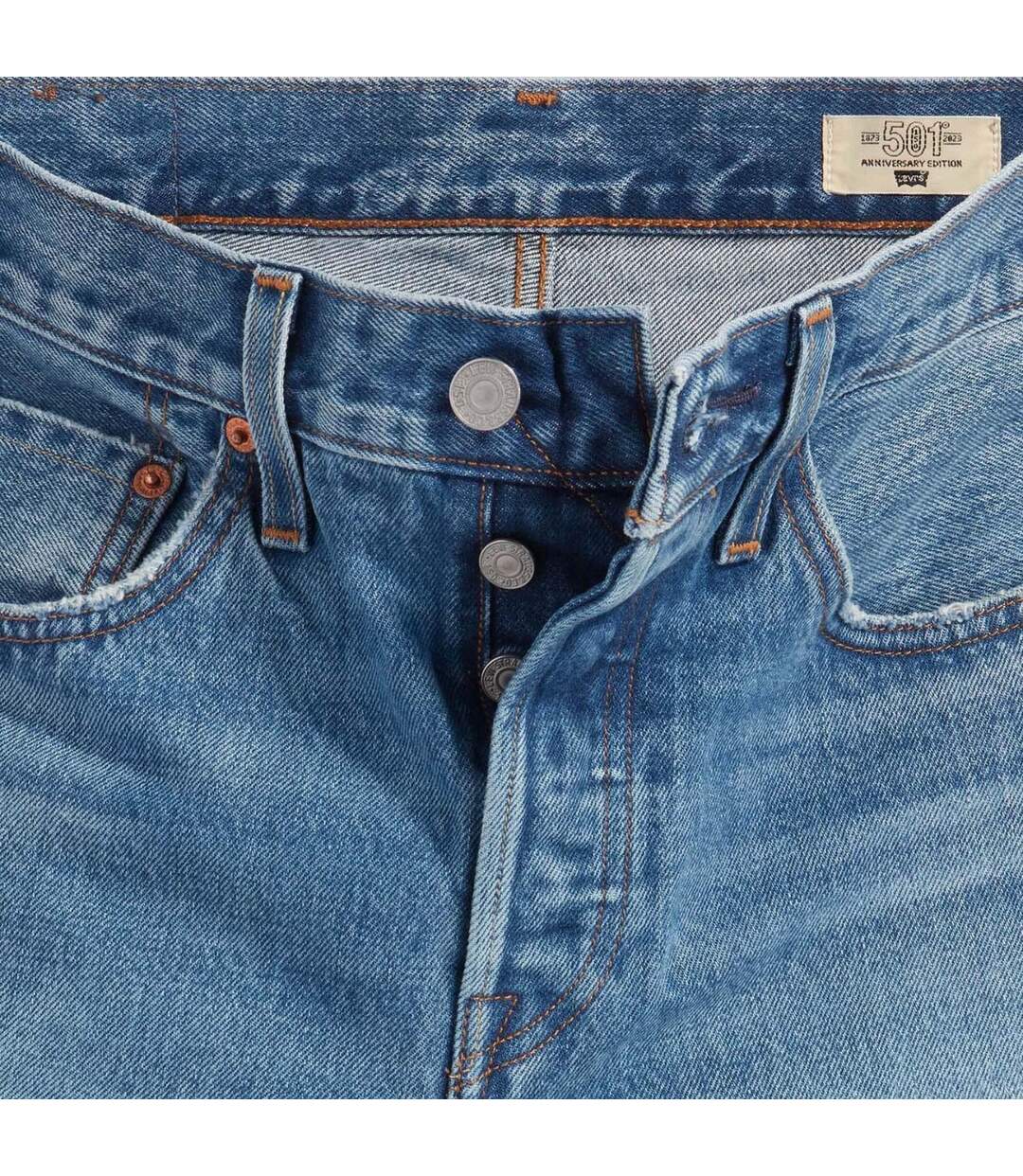 Short Décontracté Selvedge Femme Bleu Denim Levis-3