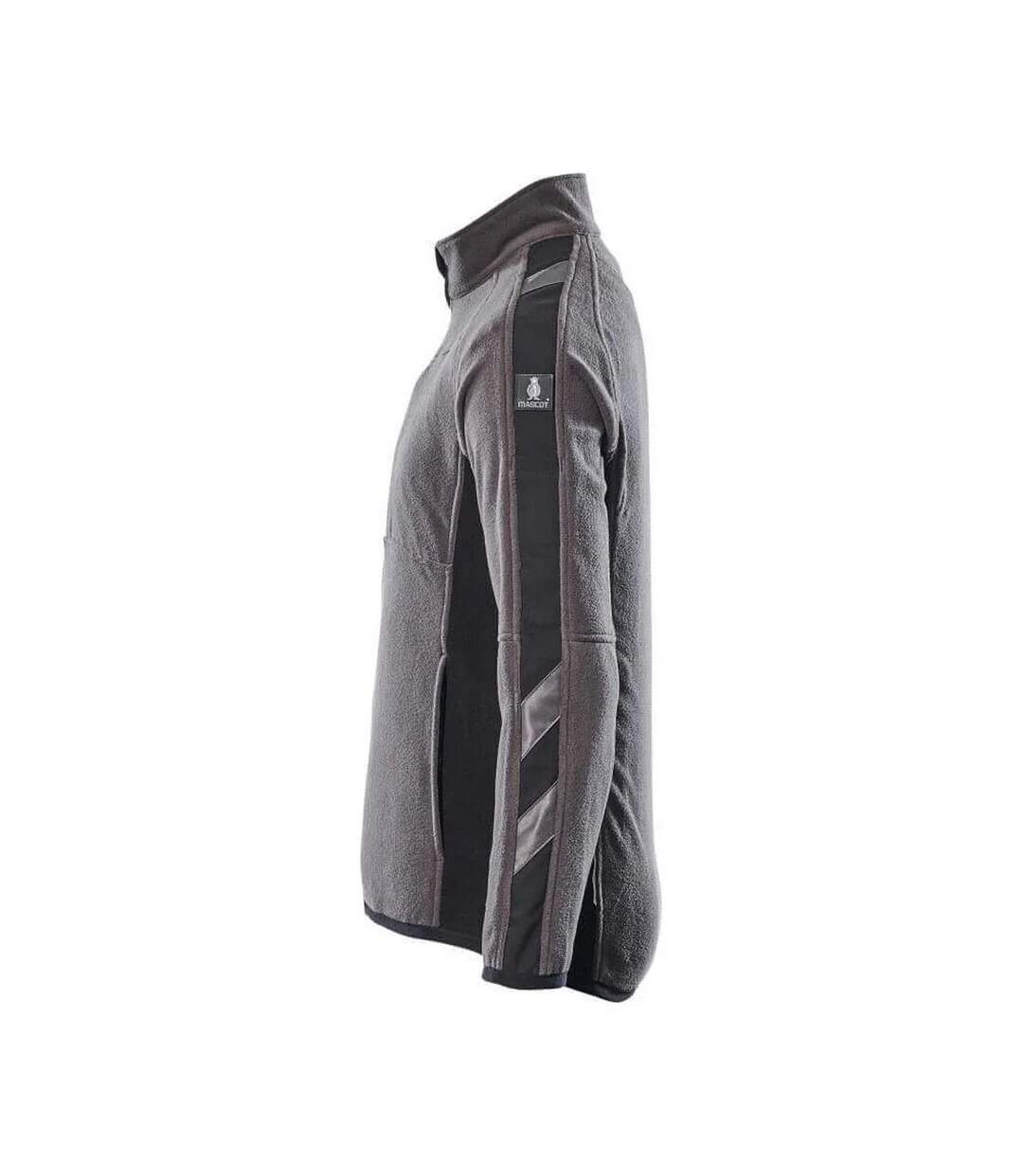 Mens Unique Hannover Fleece Jacket Dark Anthracite Black Mascot-3