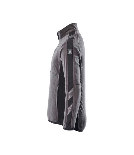 Mens Unique Hannover Fleece Jacket Dark Anthracite Black Mascot