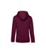Femme/ladies Queen Hoody Pourpre B&C-2