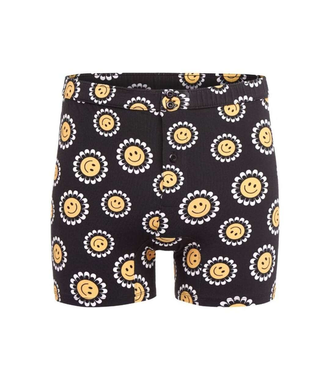 PULL IN Caleçon Homme Coton SUNFLOWER Noir