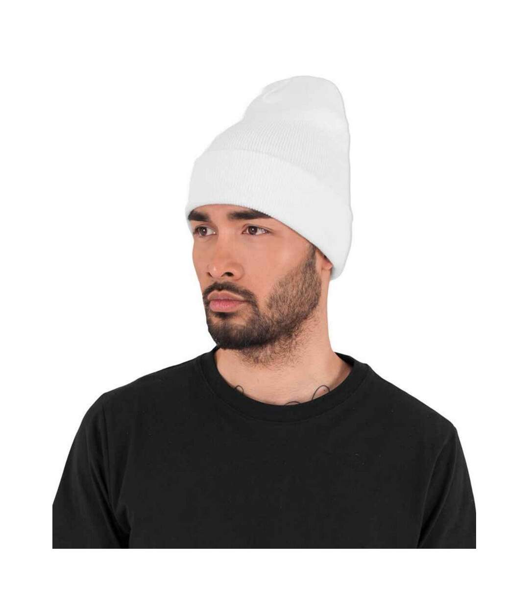 Bonnet adulte blanc Flexfit-3