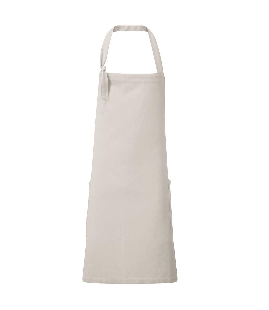 Regenerate sustainable bibbed apron one size natural Premier-1