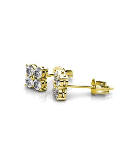 Boucles d'oreilles Sweet Square, Cristal d'Autriche