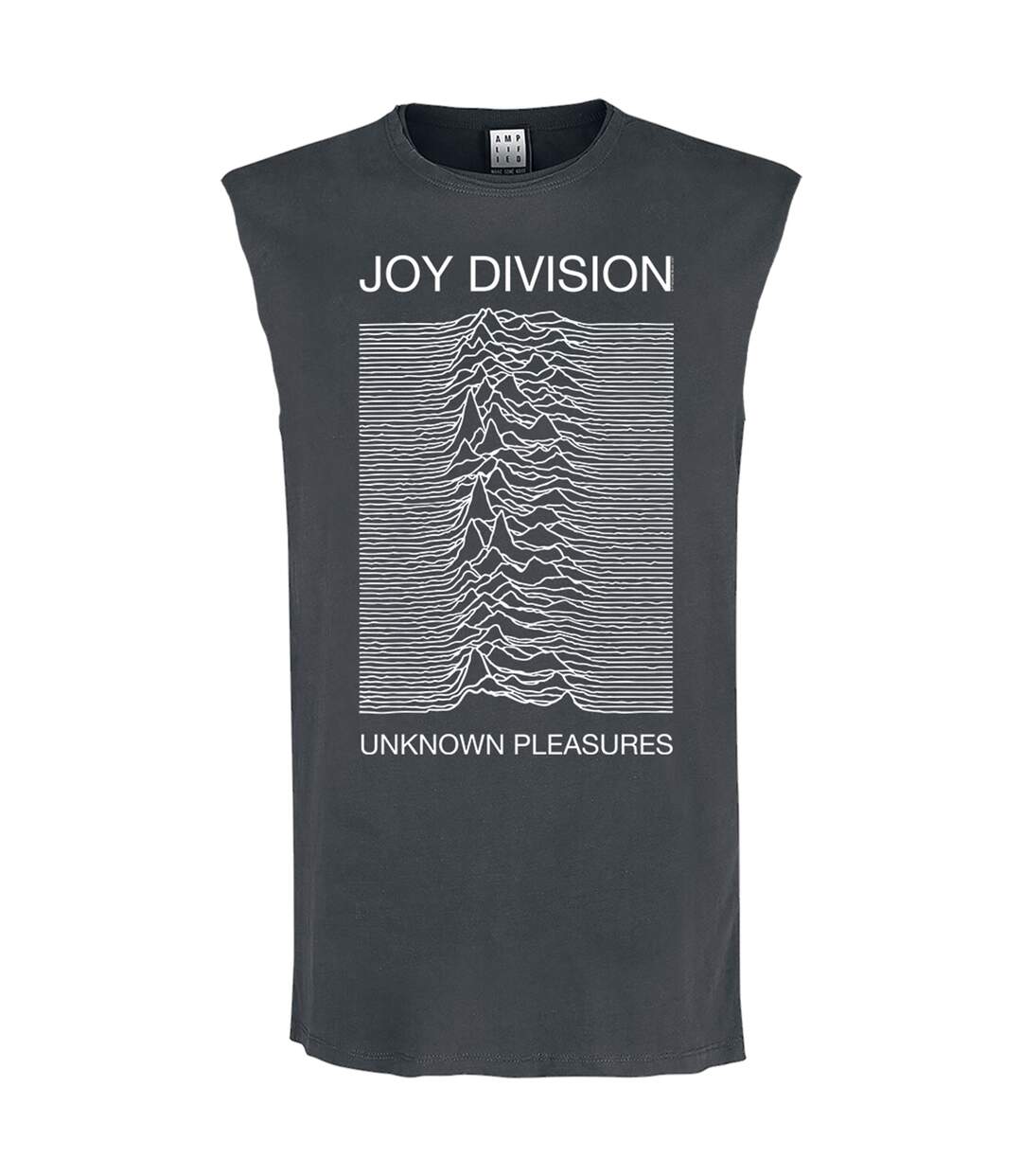 Débardeur unknown pleasures homme charbon Amplified