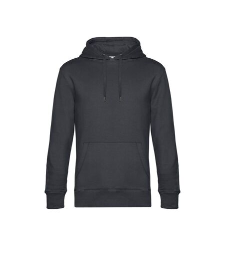 Mens King Hooded Sweater Asphalte B&C