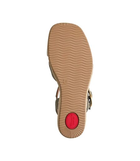 Sandales Cuir Compensée Tamaris Comfort