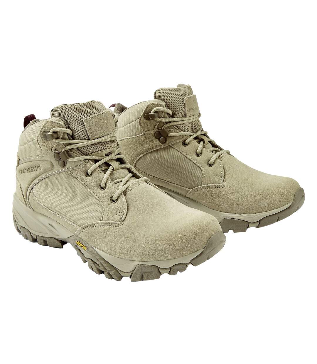 Mens Salado Desert Mid 2 Suede Walking Boots Rubble Craghoppers-1