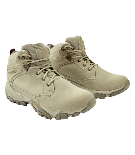 Mens Salado Desert Mid 2 Suede Walking Boots Rubble Craghoppers